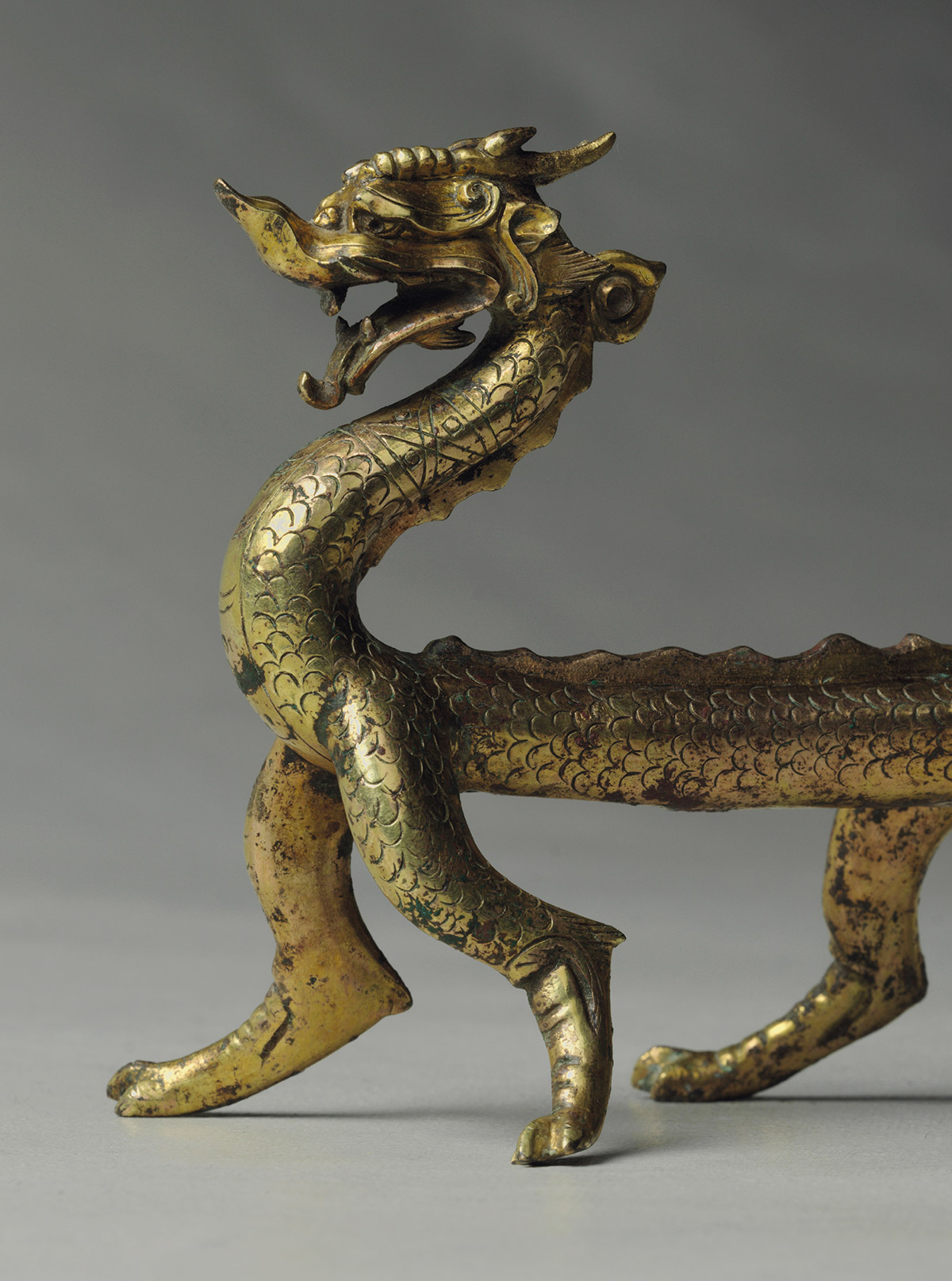 Gilt-bronze Dragon | objects | Eskenazi Exhibition