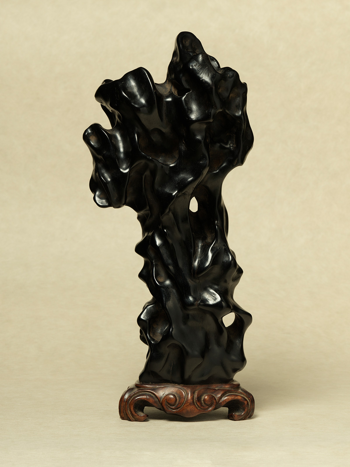 1. Ebony (wumu) Carving of a Scholar’s Rock