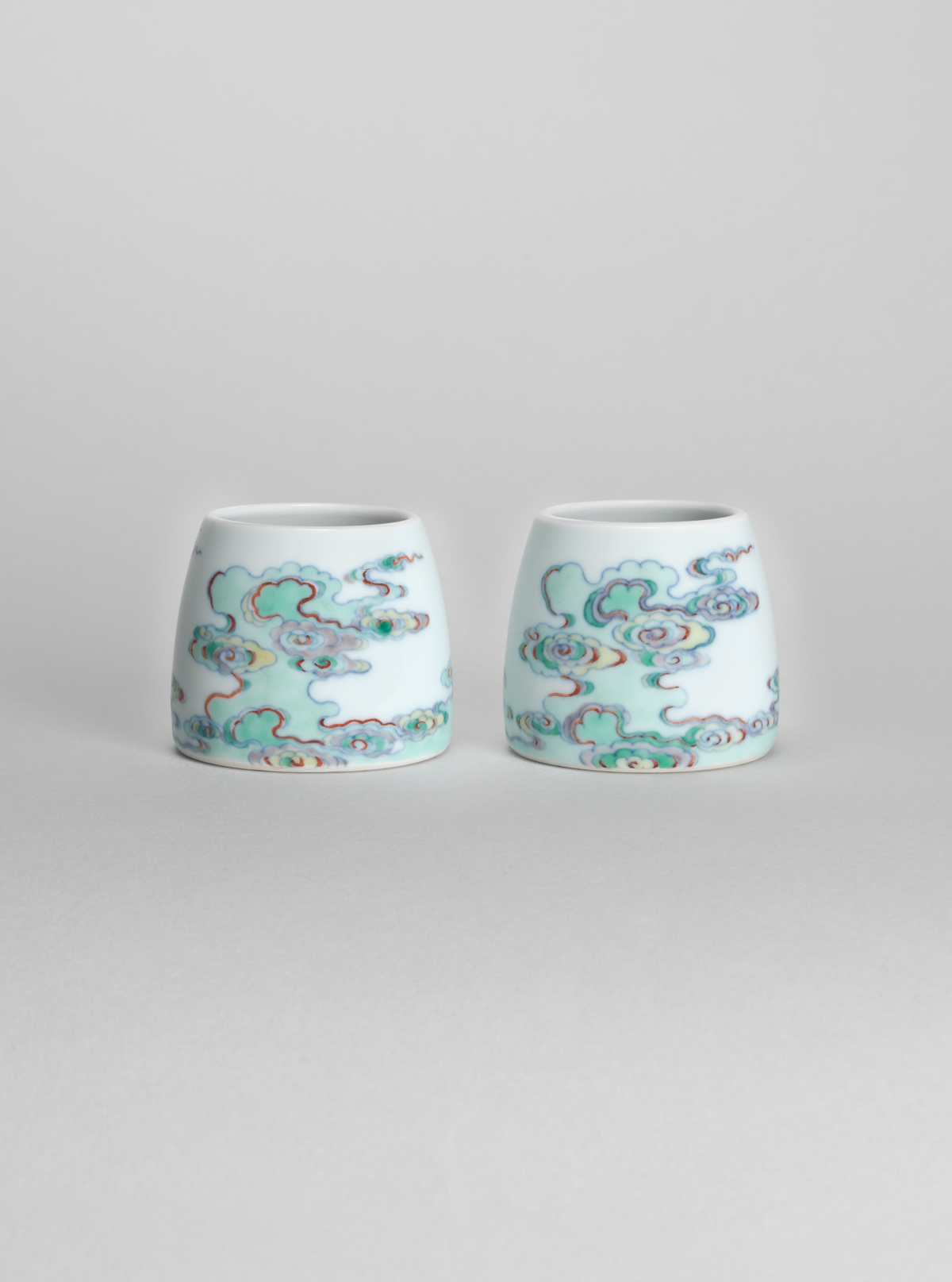 Pair of Doucai Porcelain Waterpots