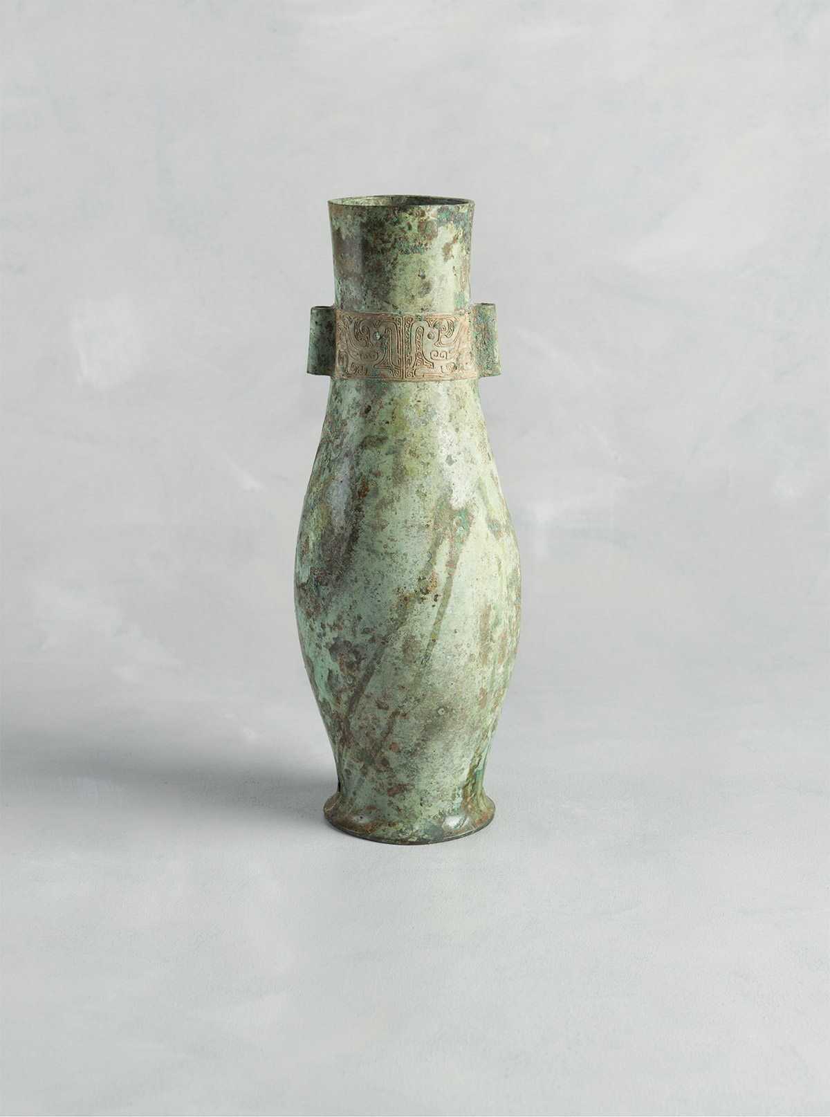 Archaic Bronze Wine Vessel (hu)