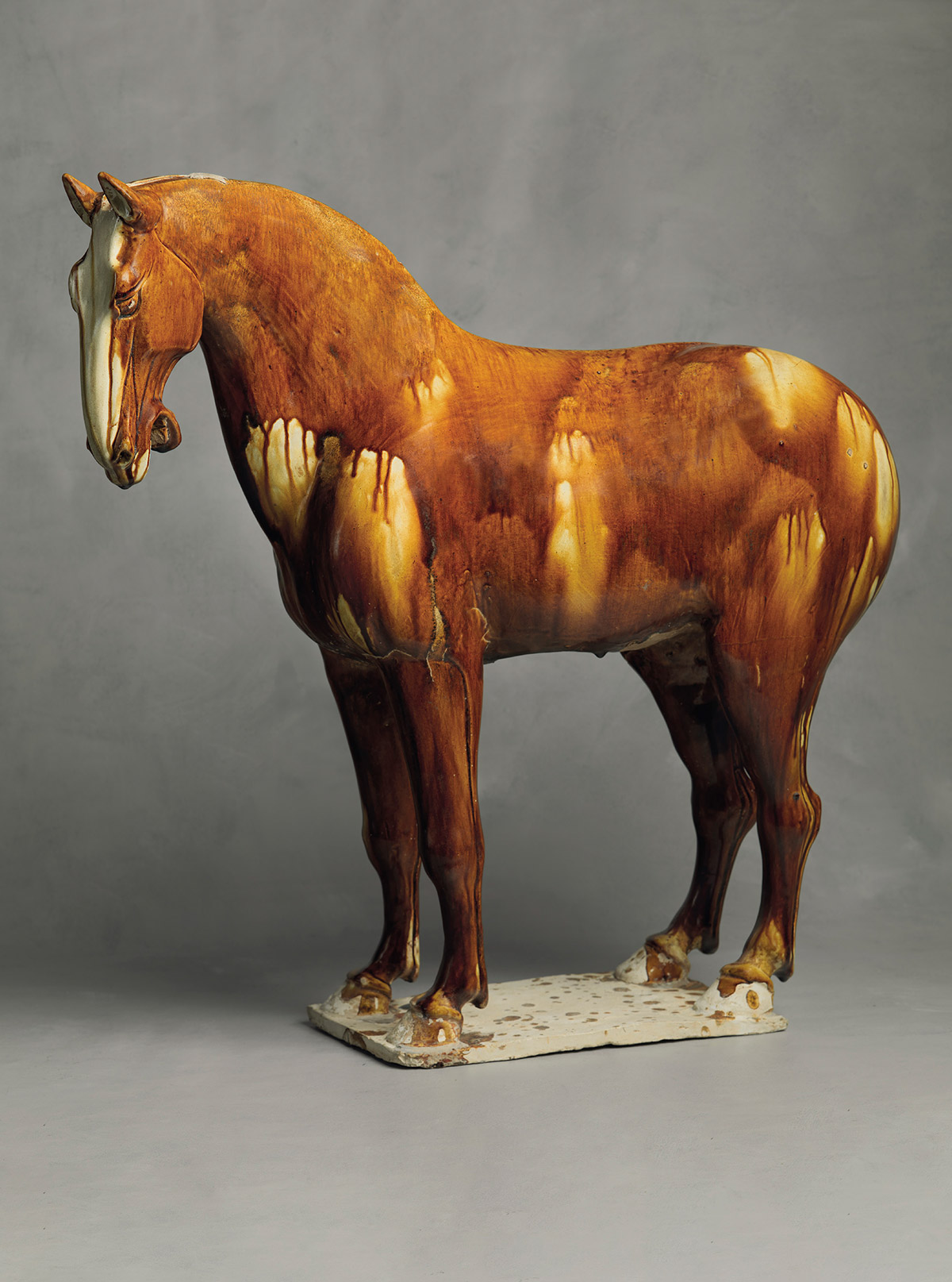 Glazed Earthenware Horse