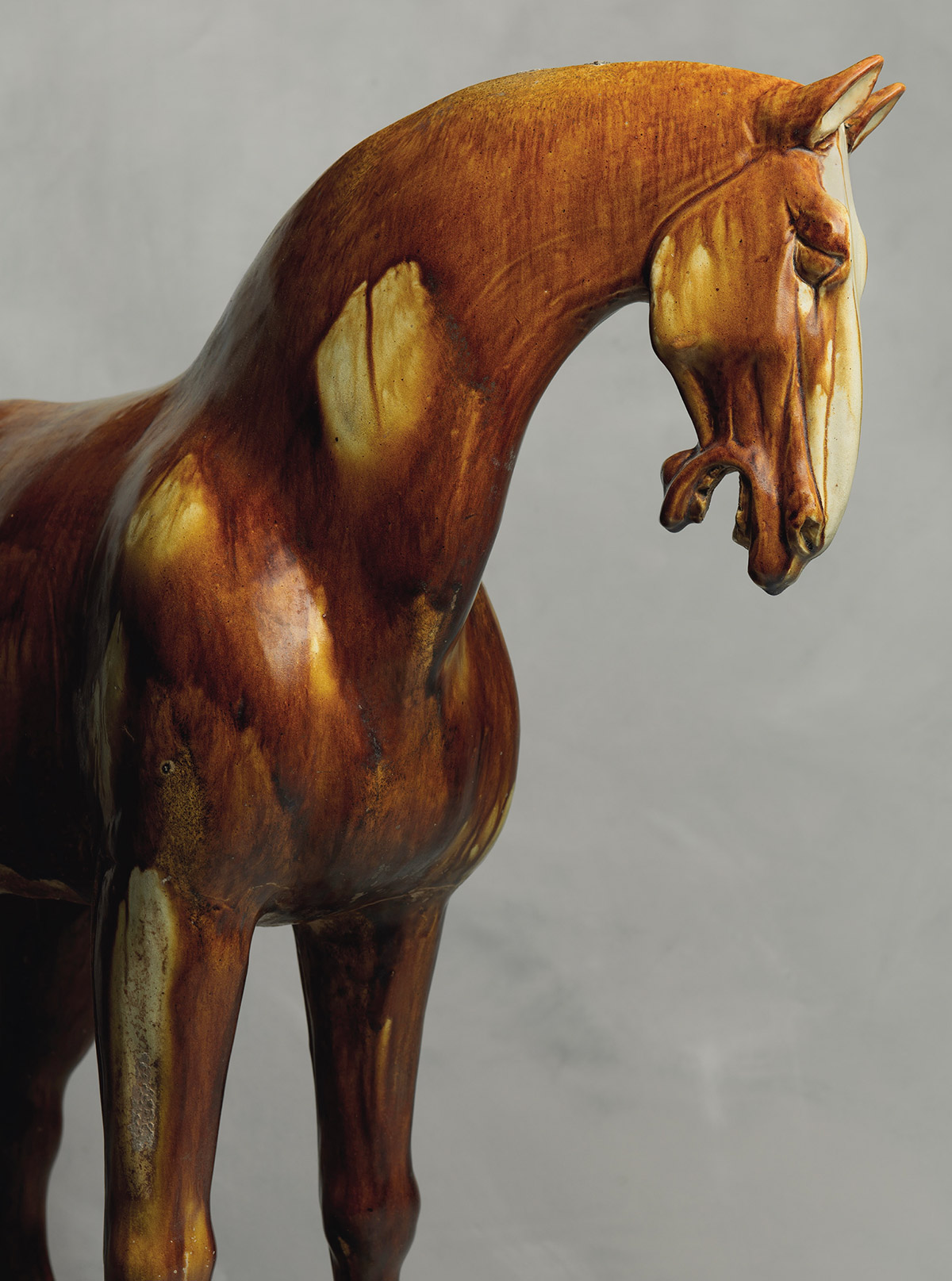 Glazed Earthenware Horse