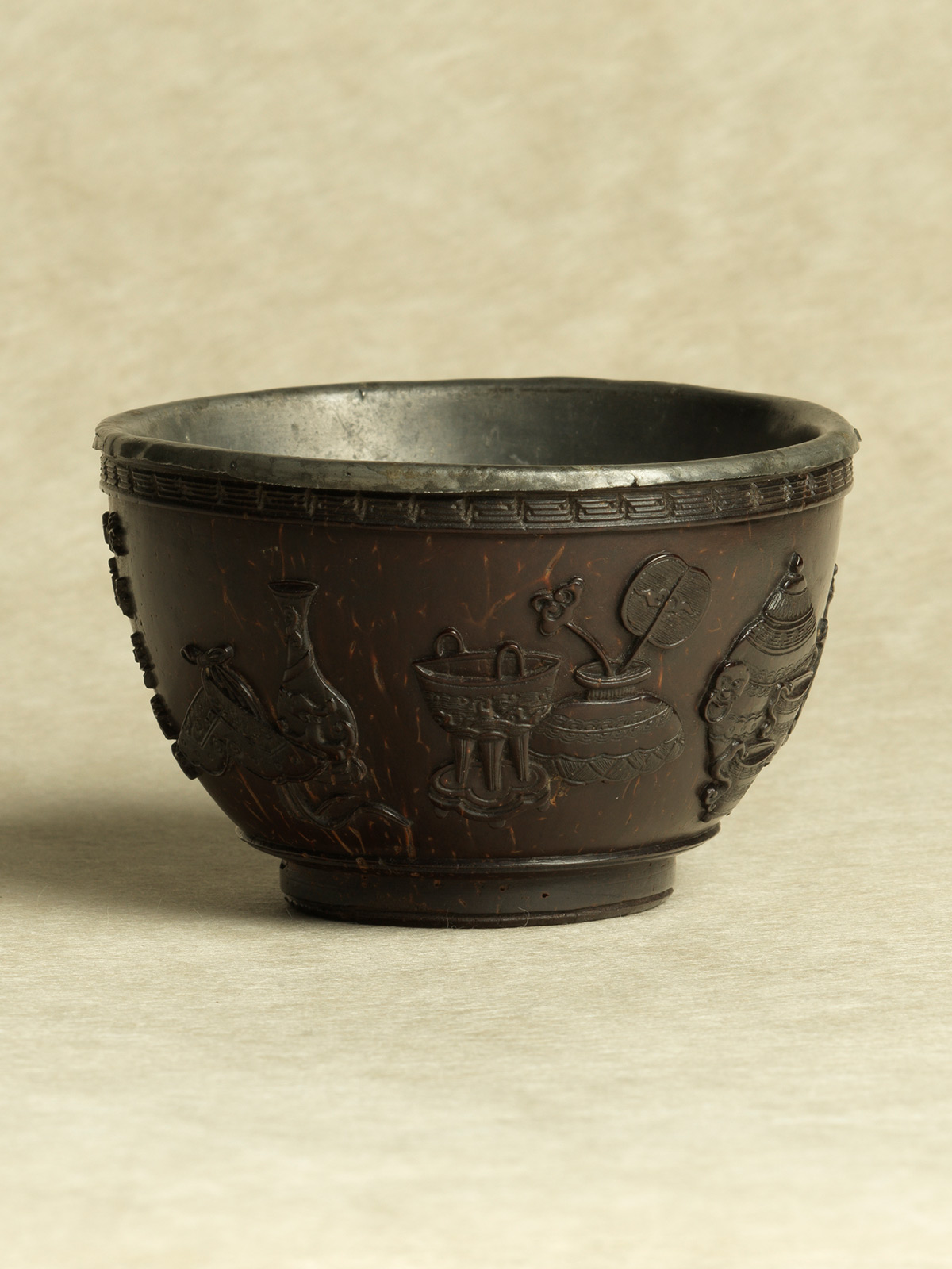 22. Carved Coconut Bowl