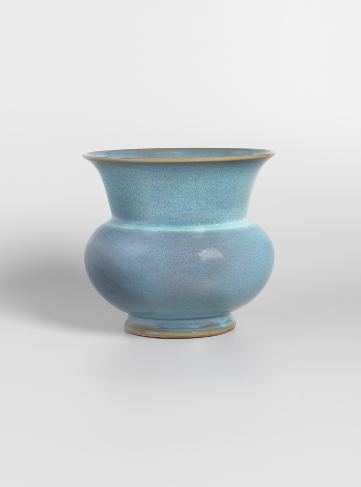 Glazed stoneware flowerpot, zhadou