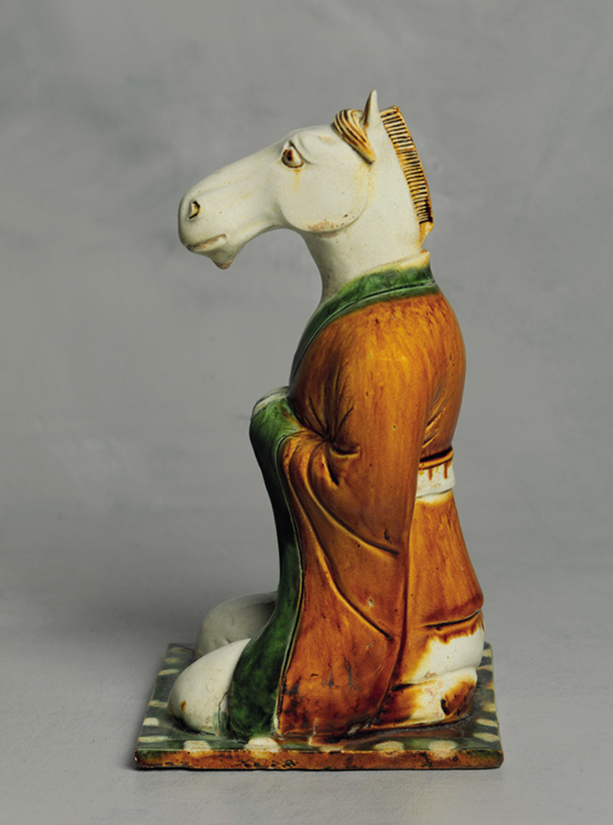 Sancai-glazed Earthenware Zodiac Figure