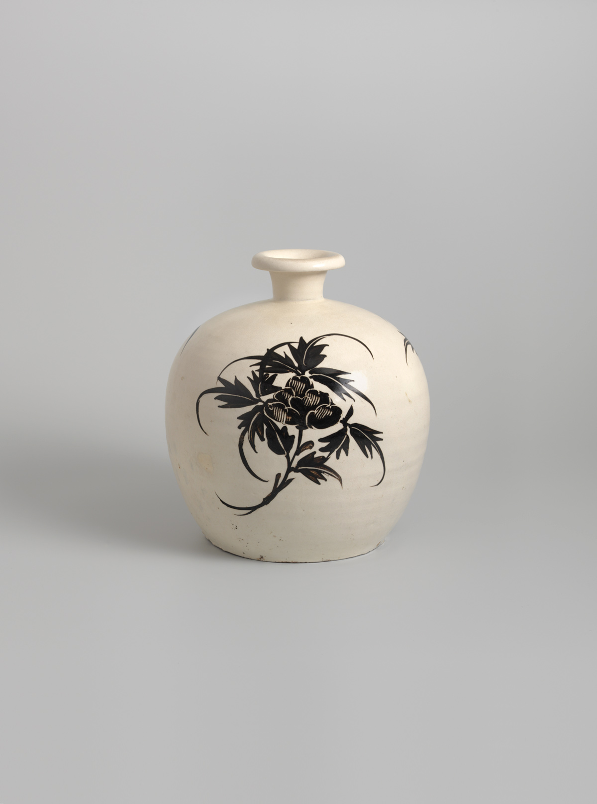 Glazed stoneware truncated vase (xiaokouping)