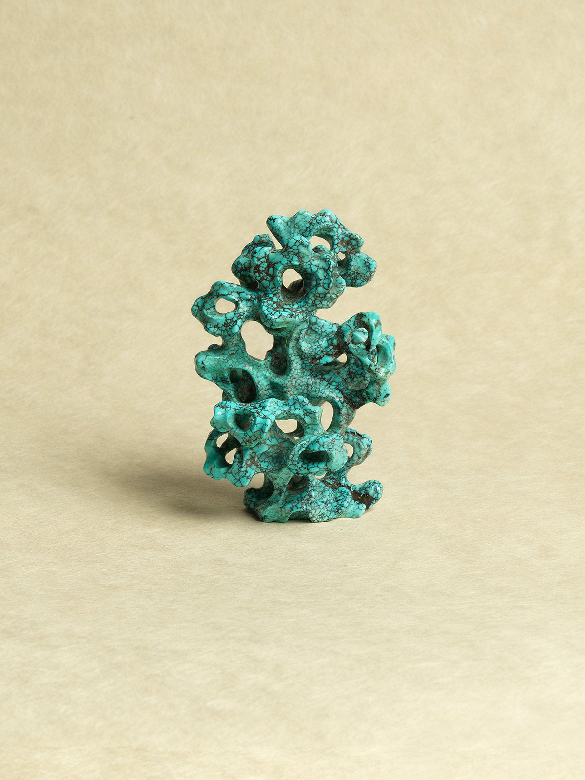 8. Turquoise Matrix Miniature Scholar’s Rock