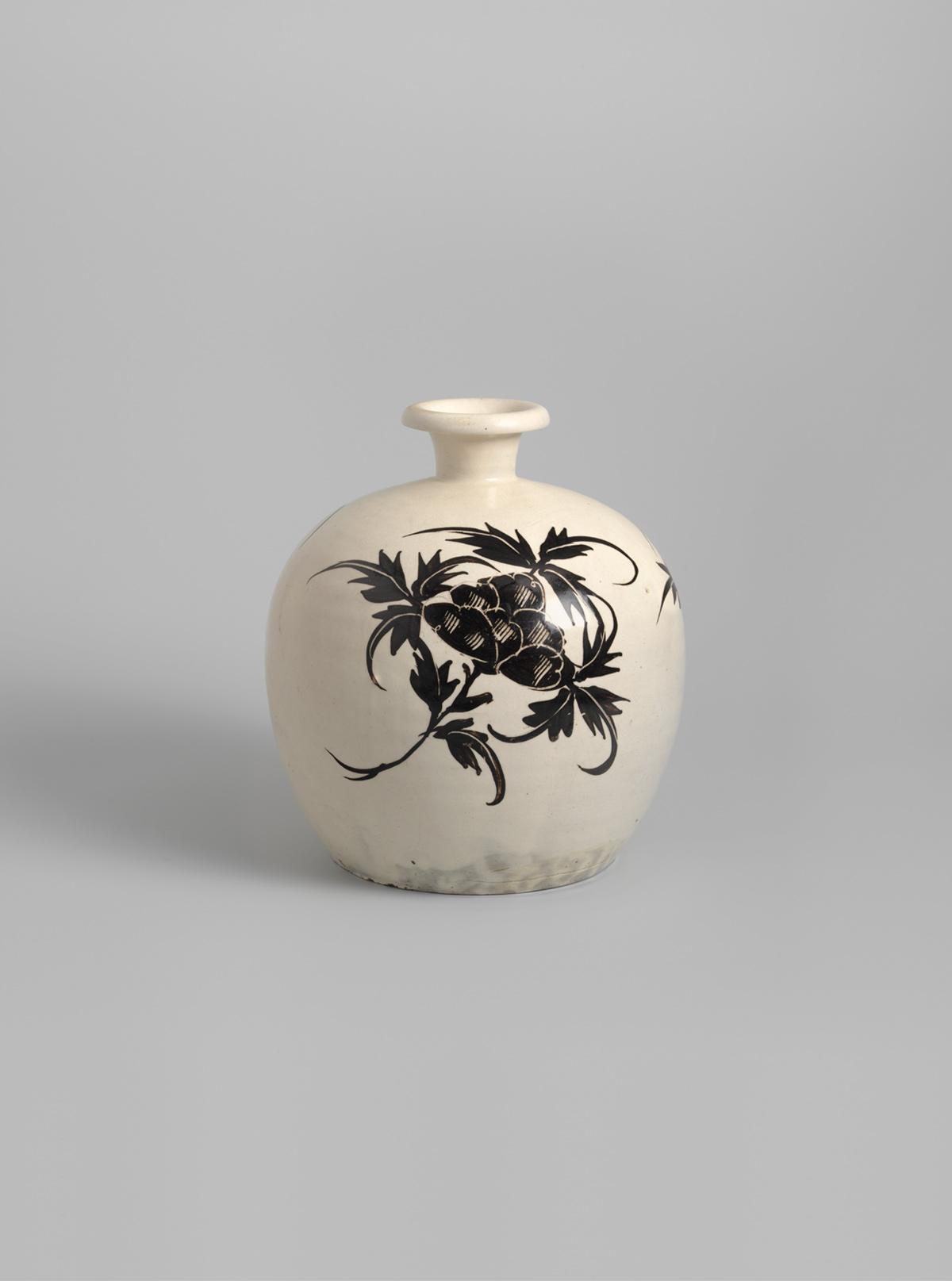 Glazed stoneware truncated vase (xiaokouping)