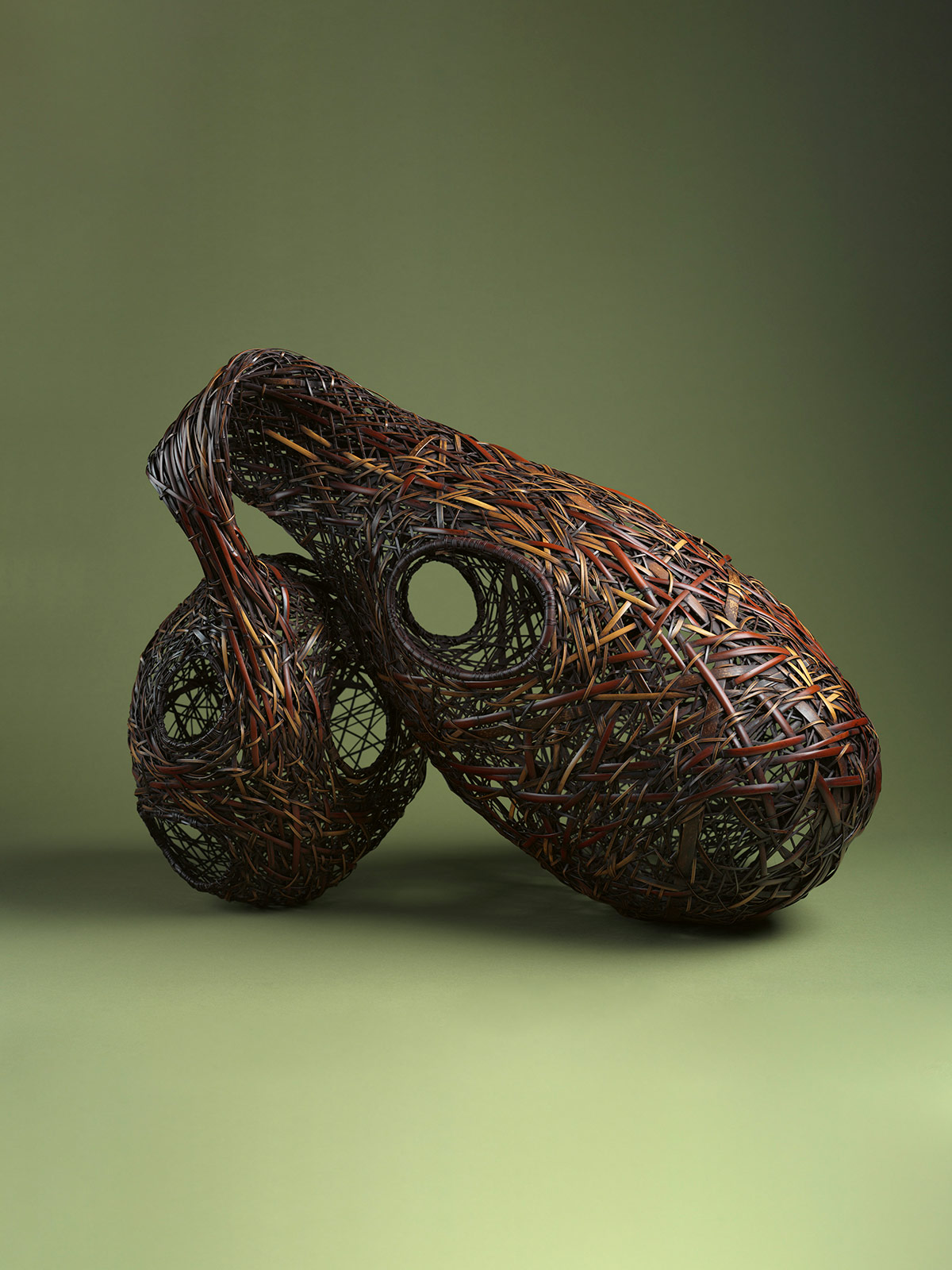 17. Yatara-ami obuje (Objet in Free-Style Plaiting), 1996